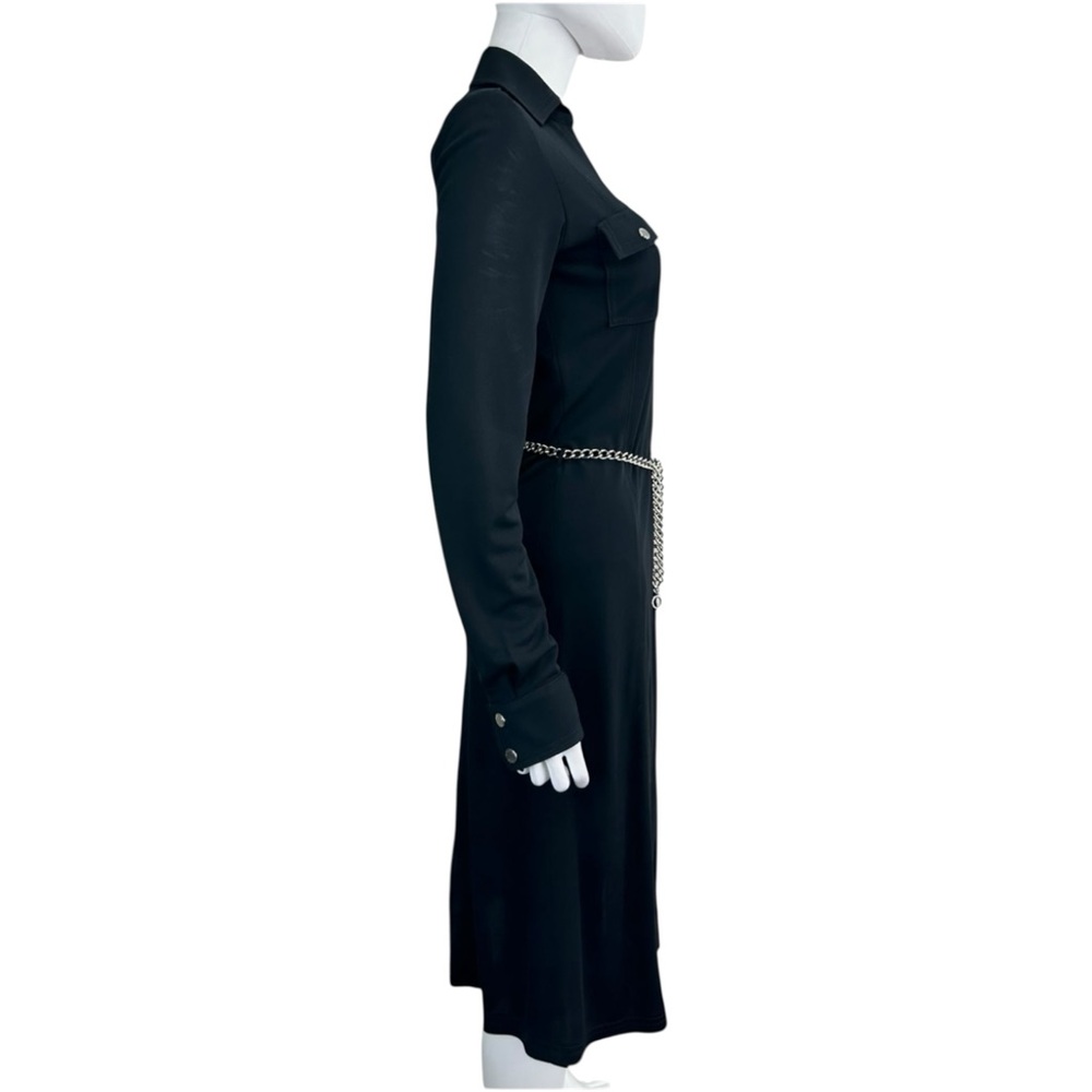 Michael Kors Black Shirt Dress Size S D0176 - Picture 2 of 11